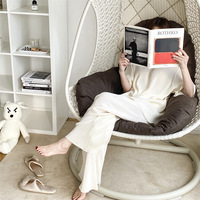 Fauteuil suspendu moderne pour chambre et extérieur avec coussin à séchage rapide en autres matériaux, berceau individuel pour balcon et usage intérieur