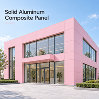Panneau composite en aluminium métallique revêtu de FEVE de 3 mm et 4 mm pour enseignes publicitaires