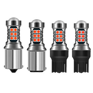 HOLY 27 SMD 3030 <span class=keywords><strong>12V</strong></span>/24V Luci Posteriori LED Universali per Auto Nuove Rosse Ambra <span class=keywords><strong>5W</strong></span> -40C~+80C Intervallo di Temperatura - Product Image 2