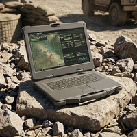 Nuovo Notebook Industriale Rinforzato da 15.6 Pollici per Esterni, 1000 NITS, GPS, Impronta Digitale, 16GB RAM, Intel I5, SSD, Impermeabile