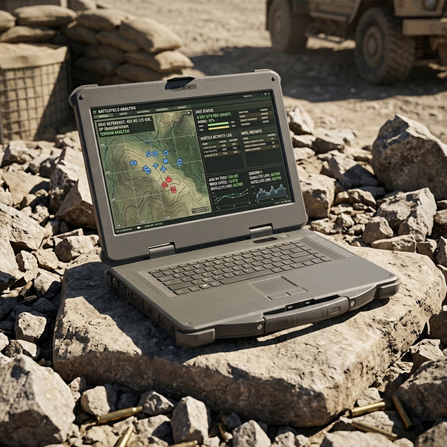 New Factory 15.6 Inch Outdoor 1000NITS Ruggedized Notebook GPS Fingerprint 16GB RAM Intel I5 SSD Waterproof Industrial Rugged