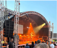 Sistema de Estructura de Arco de Aluminio Curvo para Iluminación de Escenarios de Conciertos y Eventos