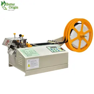 Automatic Hot Cold Knife Nylon Webbing Tape Ribbon Cutter / Cutting Machine