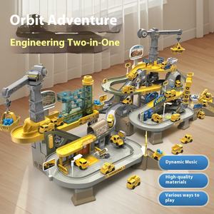 Coche Eléctrico de Ingeniería para Niños, Regalo de Cumpleaños para Bebés, Juguete de Coche Deslizante de Plástico para Aventuras en el Estacionamiento - Product Image 1