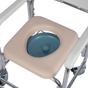 Chaise de toilette mobile portable en alliage d'aluminium pour lit - Product Image 1