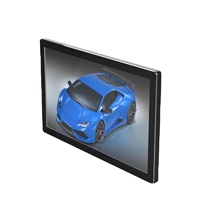 Nuevo Monitor de Pantalla Táctil Capacitiva Industrial IPS HD de 10.1 Pulgadas 16:9 ODM/OEM, Android/Linux, USB/RS232 Serial para Negocios, Metálico