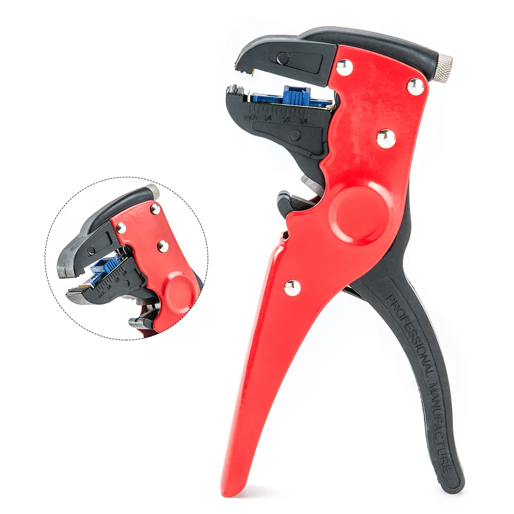 AWG 24-10 adjustable wire stripping cutting plier automatic wire stripper