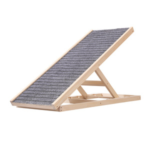 Solid Wood Adjustable <b>Dog</b> Ladder 70x35x7cm For Small <b>Dogs</b> Cats Senior Pets Climbing Ramp <b>Bed</b> Sofa Access - Product Image 5