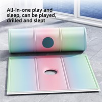 Tunnel labyrinthe pour chat, tapis rafraîchissant, coussin de glace, lit d'eau, maison d'été pour chat, cachette interactive en PVC KFK1015