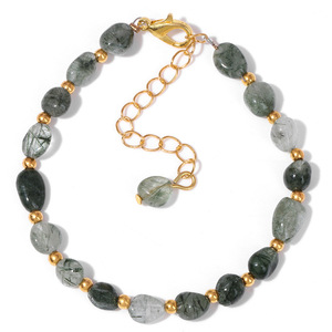 Bracelets extensibles en pierres précieuses naturelles tendance et porte-bonheur pour unisexe, occasion anniversaire - Product Image 3