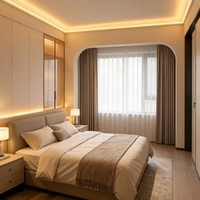 Profilé de moulure en aluminium 6063 T5 pour bande lumineuse LED linéaire à montage en surface, idéal pour la décoration de plafond moderne et minimaliste