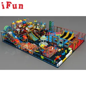 Jogos Infantis Soft Play Equipamento Playground Indoor Carrossel Crianças Playground Indoor Bola Pit Com Slide