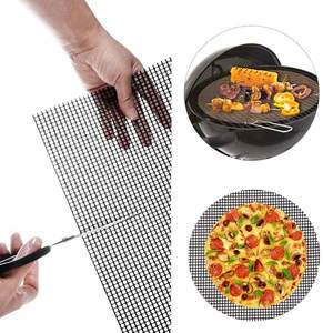 Tapis <span class=keywords><strong>de</strong></span> <span class=keywords><strong>cuisson</strong></span> en maille antiadhésive en PTFE à double trame pour <span class=keywords><strong>barbecue</strong></span> et four, facile à nettoyer - Product Image 5