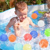 Usine Réutilisable D'été Piscine Silicone Enfant Jouet Facile Auto Fermé Rapide Rapide Remplissage Silicone Bombe À Eau Ballons