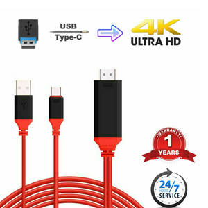 Farsince <span class=keywords><strong>USB</strong></span> Loại C Để 4K HDMI HDMI HDMI Màn Hình Phản ánh Cáp Với Pd Kết Nối Điện Thoại Với <span class=keywords><strong>TV</strong></span> Cắm Và Chơi - Product Image 2