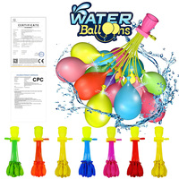 Coupe du Monde de Football 2026, 111 pièces, ballons à eau auto-scellants de 3 pouces à remplissage rapide pour le plaisir estival des enfants