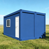 Maison conteneur préfabriquée moderne modulaire en kit 10ft 20ft 40ft, conception respirante pour chambres de jardin ou bureau d'entrée