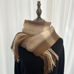 Écharpe de style nouveau pour filles, écharpe en cachemire tricotée, style coréen et japonais à la mode, motif rêveur - Product Image 1