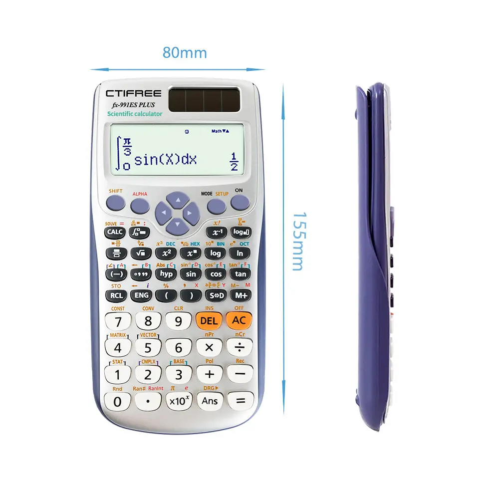 991 es plus Calculator 240 Functions New Hot Selling Students Pop It Calculator High Quality Scientific Calculator Fx 991Ex MS