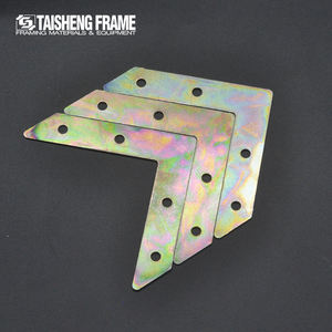 TS-K138 Home Decoration <strong>Mirror</strong> Photo Frame Accessories Metal <strong>Corner</strong> <strong>Bracket</strong> Silver L Flat Shape Frame <strong>Corner</strong> Braces <strong>Bracket</strong> - Product Image 5