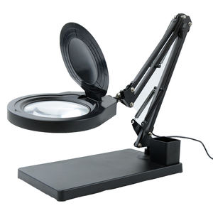 <span class=keywords><strong>Loupe</strong></span> 3x 10X <span class=keywords><strong>pour</strong></span> la lecture, outil de lecture téléphone à station de soudage avec support lumineux LED <span class=keywords><strong>loupe</strong></span> éclairée - Product Image 1