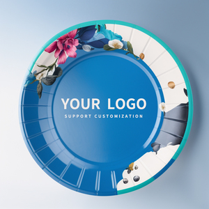 Ice Cream Vòng Màu Hồng Dâu Tây Màu Đen Và Bạc Biểu Tượng Tùy Chỉnh Trên Dùng Một Lần Bao Bì Màu Trắng Hạnh Phúc Sinh Nhật Giấy Tấm Bộ - Product Image 1