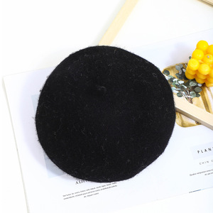 Chapeau béret en laine à la mode pour l'hiver Chapeaux à la française Casquettes béret pour femmes Filles Cadeau promotionnel pour dames - Product Image 6