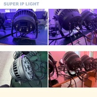 Projecteur LED PAR RGBW 4-en-1 étanche IP65 18*15W pour mariages, spectacles et salles polyvalentes