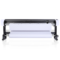 Plotter de corte e impresión de contornos de patrones de papel para prendas de vestir, de gran venta, con inyección de tinta