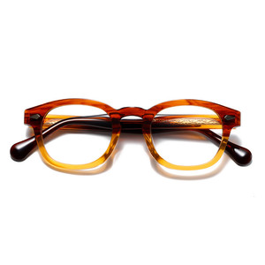 2023 Trung Quốc Thiết Kế Cận Thị Khung Hướng Dẫn Sử Dụng Titan Khắc Quá Trình Nhập Khẩu Từ Nhật Bản Axit axetic Màu Sắc Ấm Áp Khung Bướm - Product Image 3