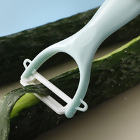 Ecologische, duurzame, handmatige, multifunctionele, vaatwasserbestendige fruit- en groenteschiller met logo-druk en gravure