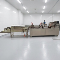 Ligne de production de tortillas en acier inoxydable de qualité alimentaire, machine à fabriquer du pain pita, ligne de production de chapati, roti, crêpes