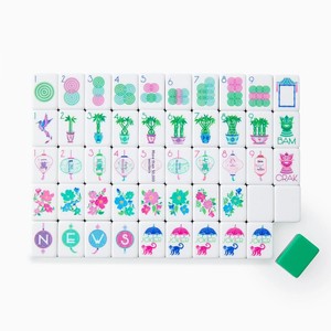 Set di 160 Tessere Mahjong in Acrilico Verde a 4 Strati, Edizione USA, Set Regalo per Casa, <span class=keywords><strong>Carte</strong></span> in Cristallo Lucidate a Mano, Giochi di <span class=keywords><strong>Carte</strong></span> Jiangsu - Product Image 3