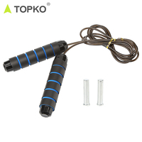 Cuerda de Saltar para Entrenamiento Físico TOPKO con Asas de Espuma