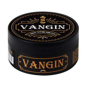 Barbershop 100g forte tenue argile mate produits de coiffure Logo personnalisé pour bouclés secs frisés hommes <span class=keywords><strong>cheveux</strong></span> Protection contre la chaleur - Product Image 3