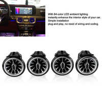 Kit d'éclairage ambiant LED avant à 64 couleurs, 4 pièces, pour Mercedes-Benz Classe G W463 W464 2019 2020 2021