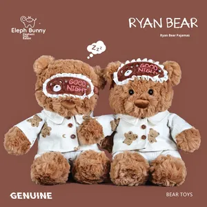 Peluche Ours Ryan Authentique à Câliner, Rembourrage Coton PP, Matière Peluche Courte Brodé, 31cm-50cm, ODM, Cadeau d'Anniversaire pour Étudiants, Idéal pour Filles - Product Image 2