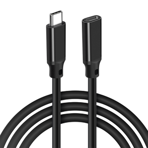 1m Black Usb3.2 Extension Cable 100W 20Gbps 4K 60HZ - Product Image 1