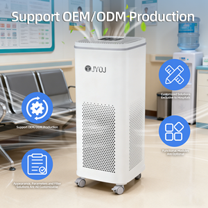 Purificateur d'air ionique portable avec filtre lavable, génére des ions négatifs pour rafraîchir l'air des bureaux et des maisons - Product Image 3