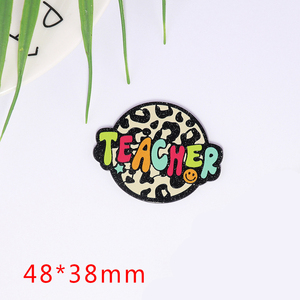 Insignia de profesor personalizada, carrete, lápiz, manzana, café, pizarra, cuaderno, <span class=keywords><strong>estudiante</strong></span>, insignia acrílica, accesorios para tarjeta de identificación, soporte Ree - Product Image 3