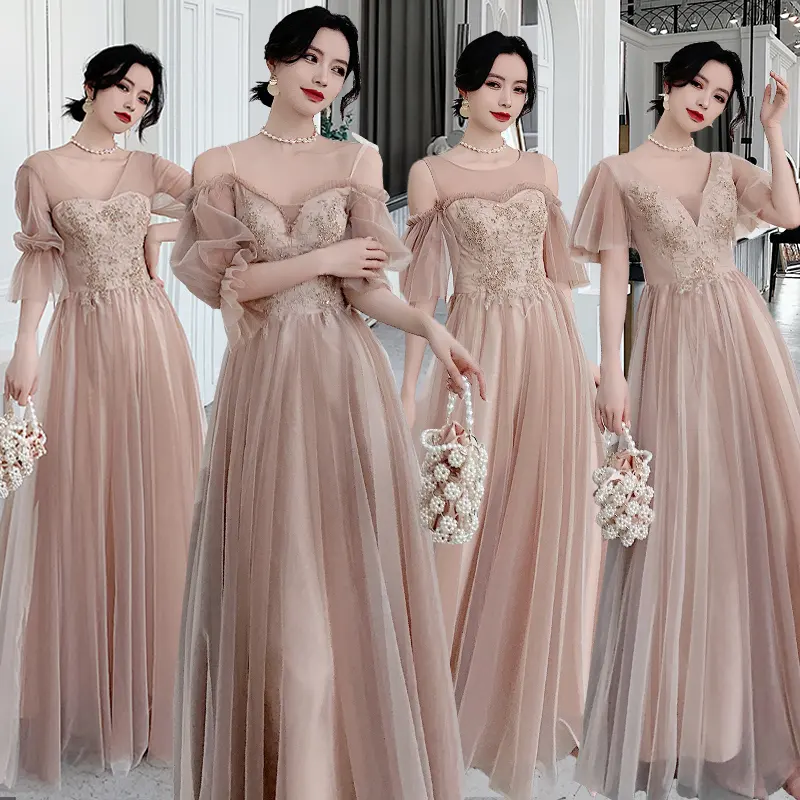 Bridesmaid Dress Wholesale high quality fashion tulle wedding bridesmaid skirt 4 designs to sisters