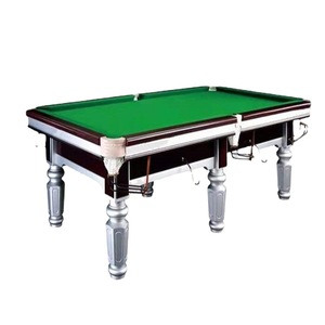 American Pool Table <b>Oak</b> <b>Frame</b> Gold Plated Ball Collector Durable Adult Use - Product Image 4