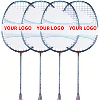Raquette de badminton professionnelle ultra-légère en fibre de carbone de haute qualité, 10U, entièrement en carbone, antichoc, personnalisable, directement de l'usine