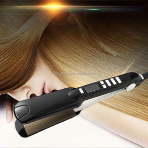 Fer à lisser et bigoudi électrique portable 450 °F 2 en 1 Planchas De Cabello fer plat ionique professionnel pour un usage domestique familial - Product Image 4