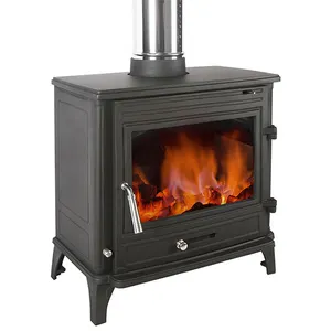 Warm Fashion cast iron wood burning stove fireplace supplier