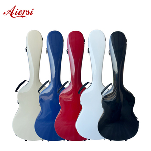 Étui rigide pour guitare en fibre de verre de différentes couleurs à prix abordable fourni par l'usine Aiersi, étui pour instruments à cordes - Product Image 1