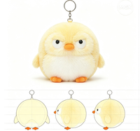 Porte-clés en peluche animaux mignons : Dauphin, Pingouin, Renard, Phoque – Jouet en peluche personnalisable OEM/ODM, vente en gros, cadeau