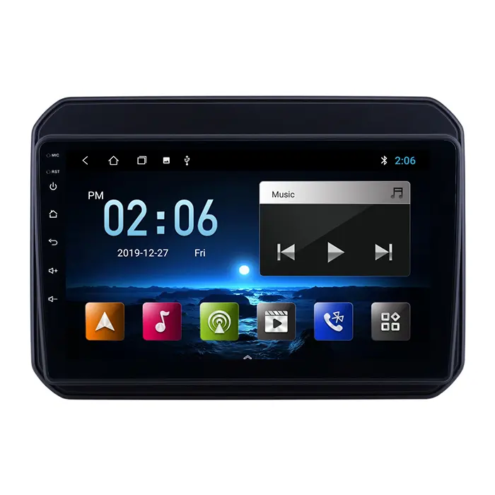 9 Inch Dvd Multimedia Player Usb Mp3 Mp4 Wifi Spelers Auto Stereo Voor Suzuki Ignis 2016-2018 Met Swc 4G Wifi Obd