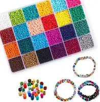 Sieraden Maken Kit Multicolor Diy 2Mm 3Mm 4Mm Glas Zaad Kralen Voor Sieraden Maken