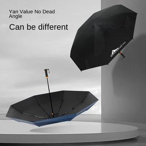 SD 2025 nouveau Offre Spéciale parapluie publicitaire pour femmes parapluie réfléchissant <span class=keywords><strong>à</strong></span> trois volets contrôle manuel pour les jours ensoleillés et pluvieux - Product Image 3